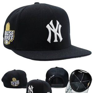 NY Gritty Committee Black SnapBack Hat Includes FREE PIN